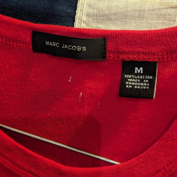 Marc Jacobs Red  Blondie Debbie Harry T Small punk - Picture 4 of 10